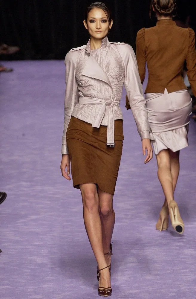 2003 Tom Ford for Yves Saint Laurent Belted Jacket