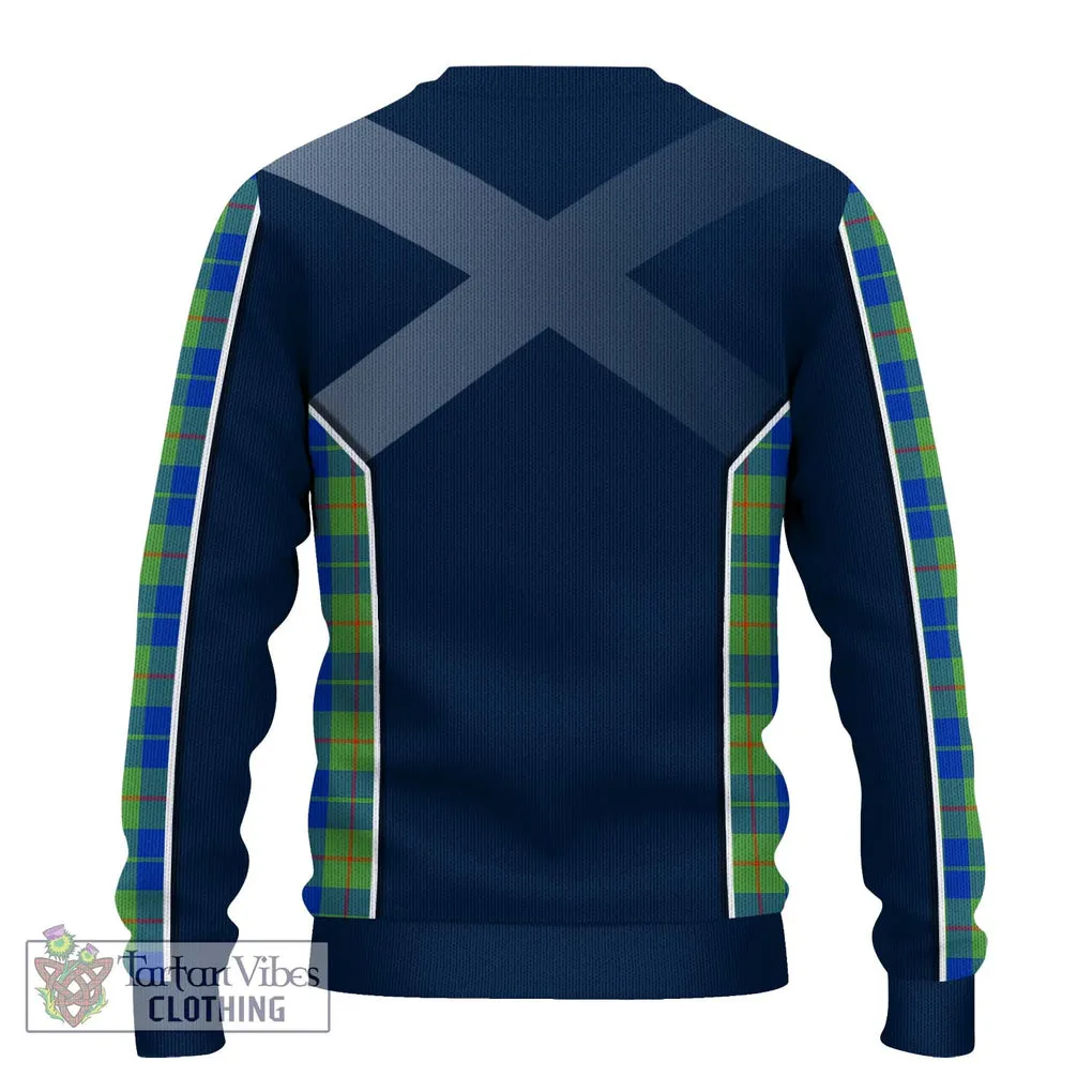 Barclay Hunting Ancient Tartan Ugly Sweater with Family Crest and Lion Rampant Vibes Sport Style