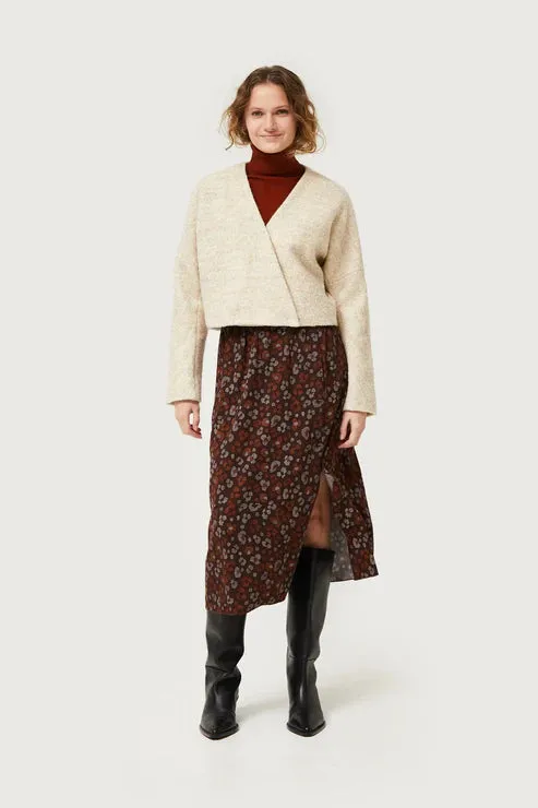 Beige Double-Breasted Jacket