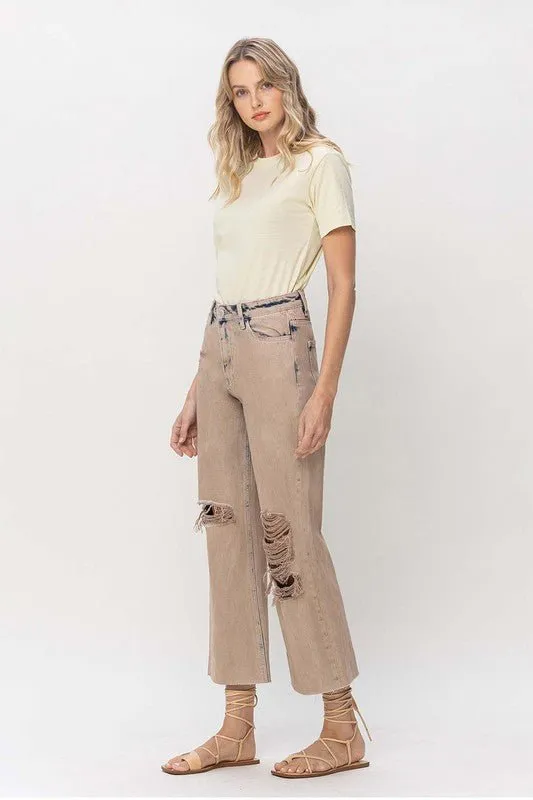 Crop Flare Jeans
