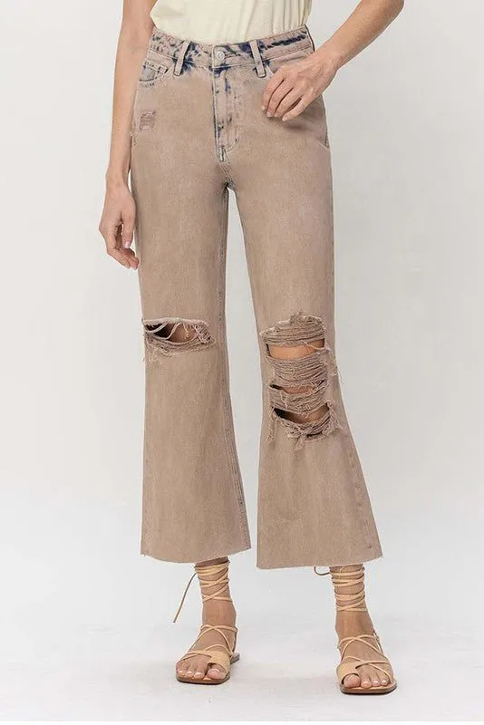 Crop Flare Jeans