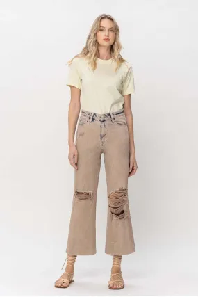 Crop Flare Jeans