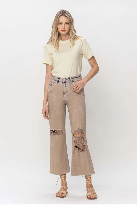 Crop Flare Jeans