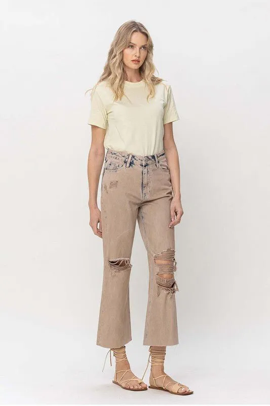 Crop Flare Jeans