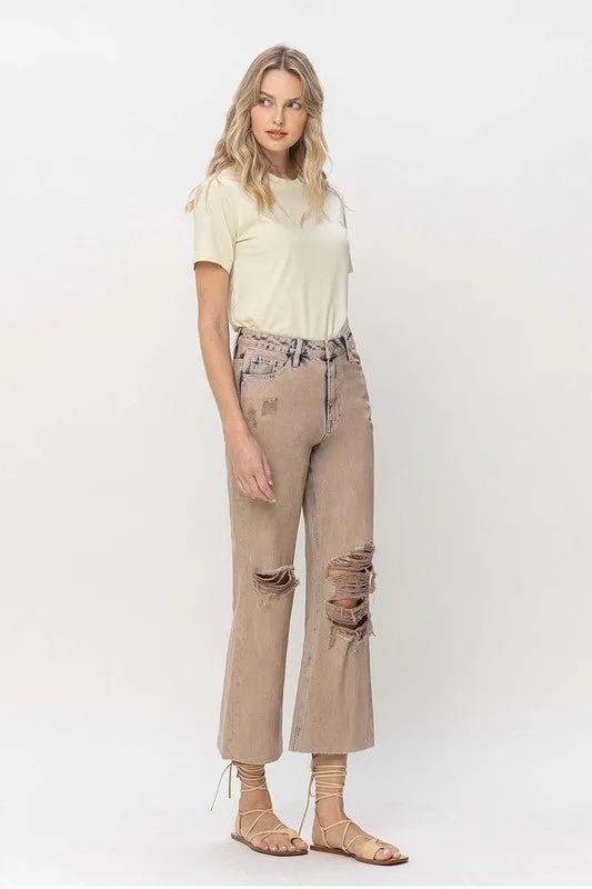 Crop Flare Jeans