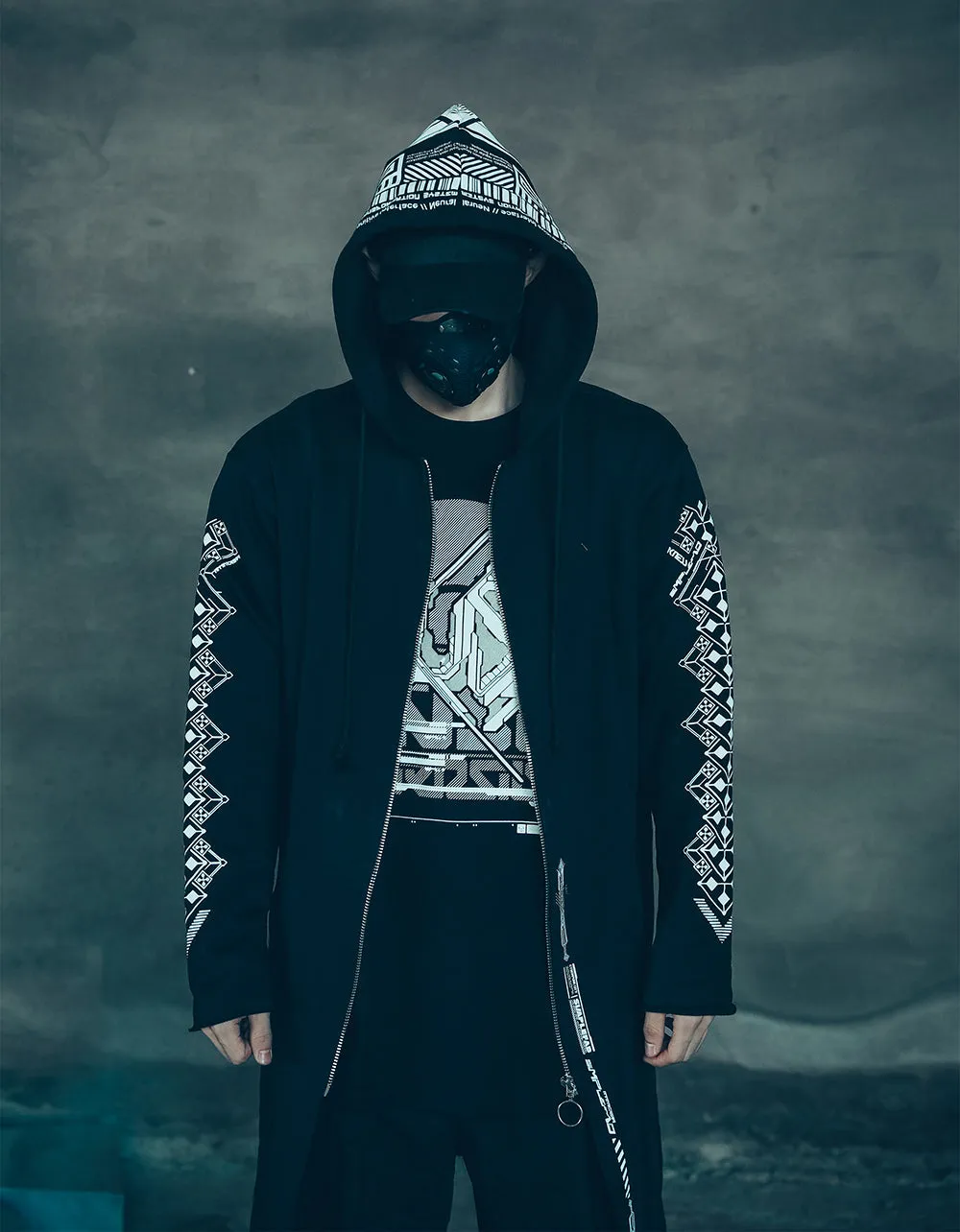 Cyber Alien X Trench Coat