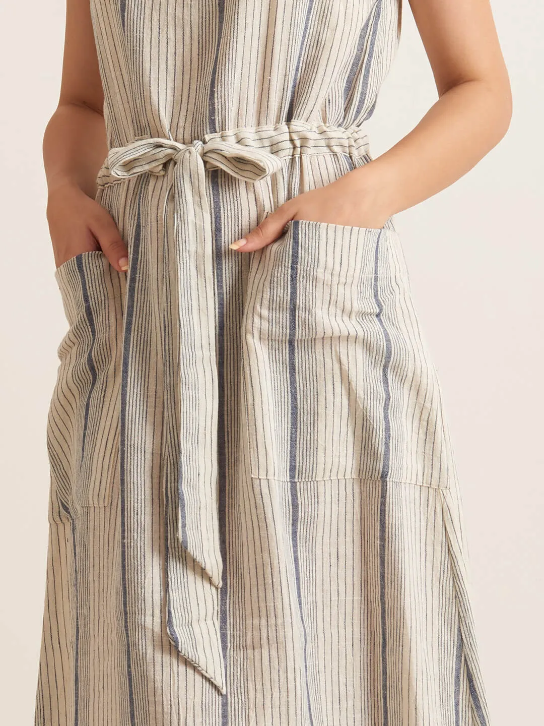 Drawstring day dress