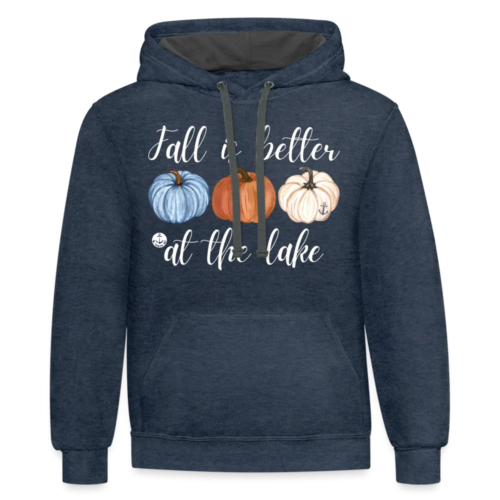 Fall is Better at the Lake Pumpkin Fall Lake Hoodie