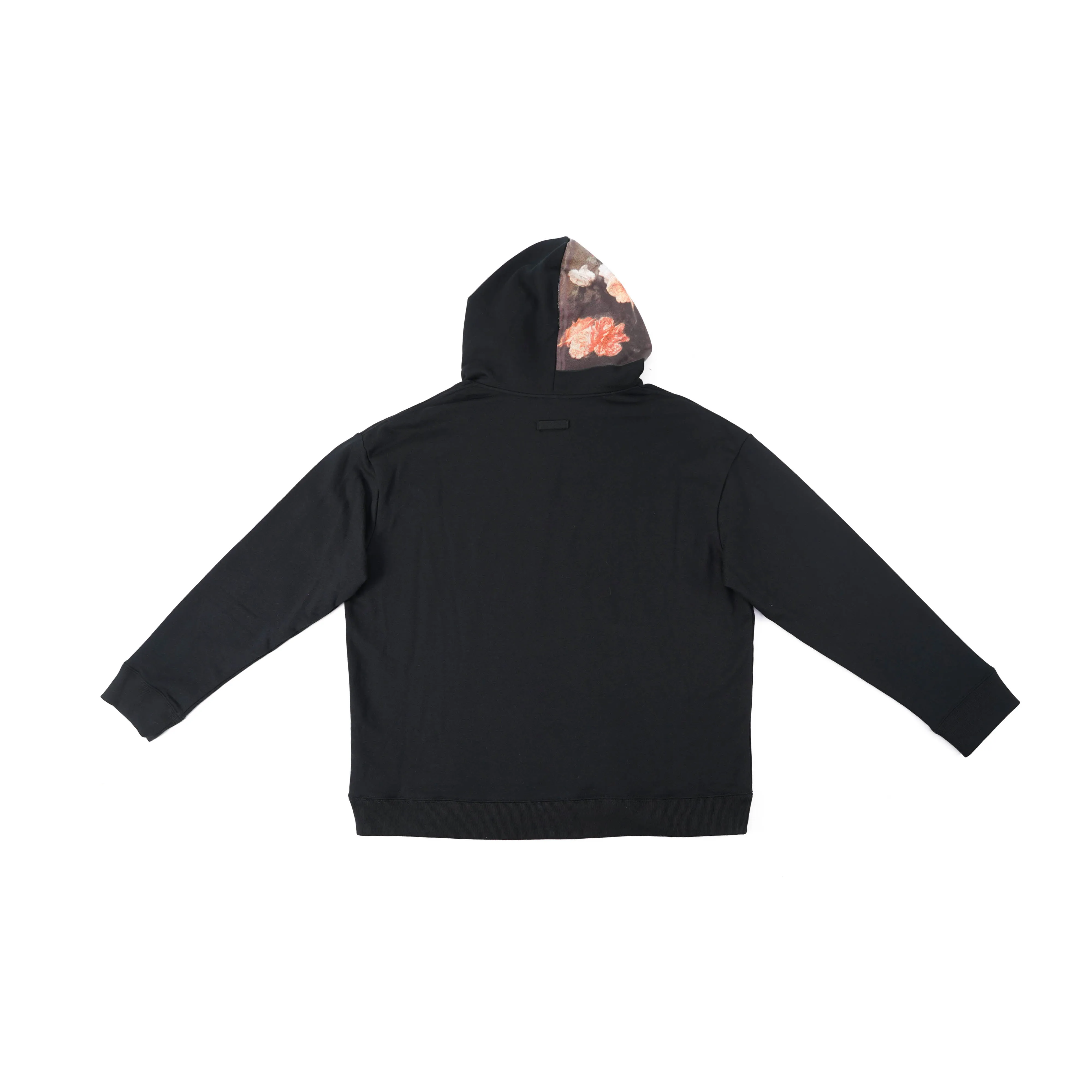 Floral Printed "Joy Division" Hoodie