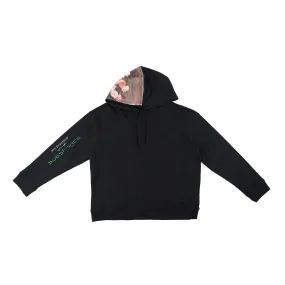 Floral Printed "Joy Division" Hoodie
