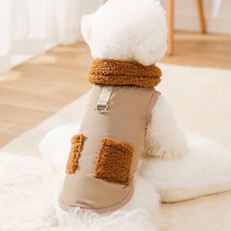 Green Coffee Small Dog Pet Cat Autumn &Winter Pet Cute Coat