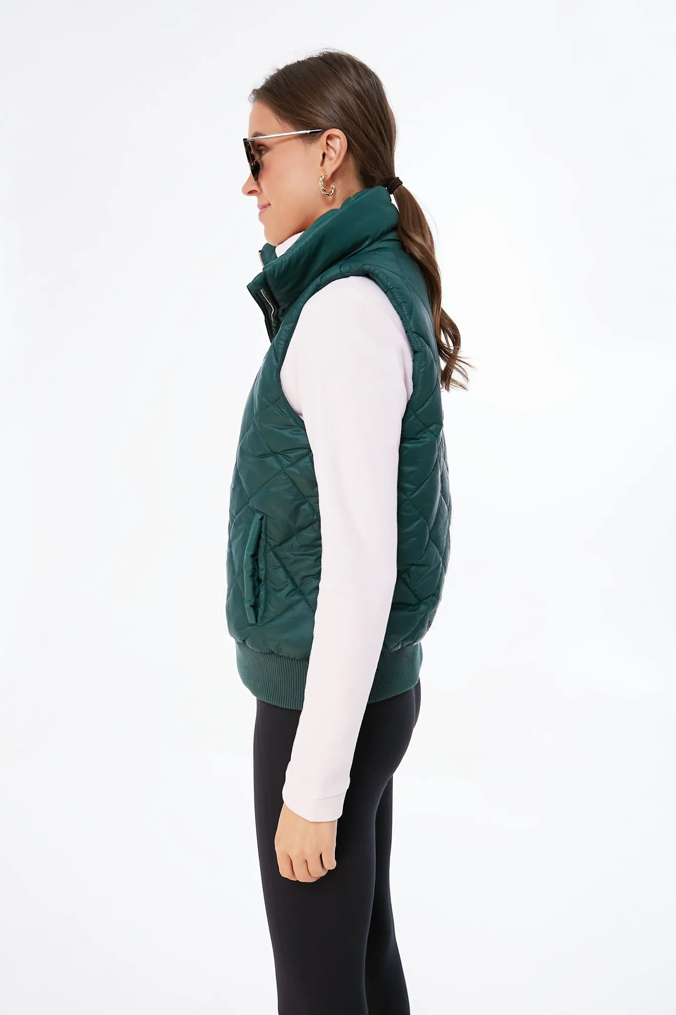 Green Jackson Quilted Vest