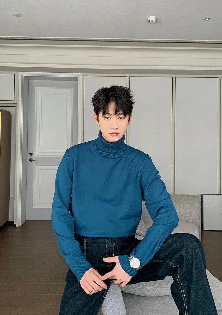 Hua Relaxed Fit Knitted Turtleneck