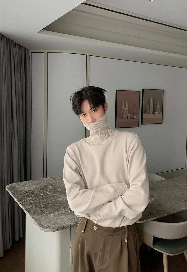 Hua Relaxed Fit Knitted Turtleneck