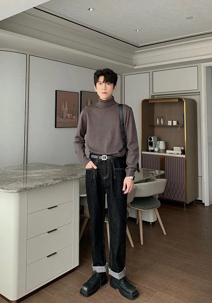 Hua Relaxed Fit Knitted Turtleneck
