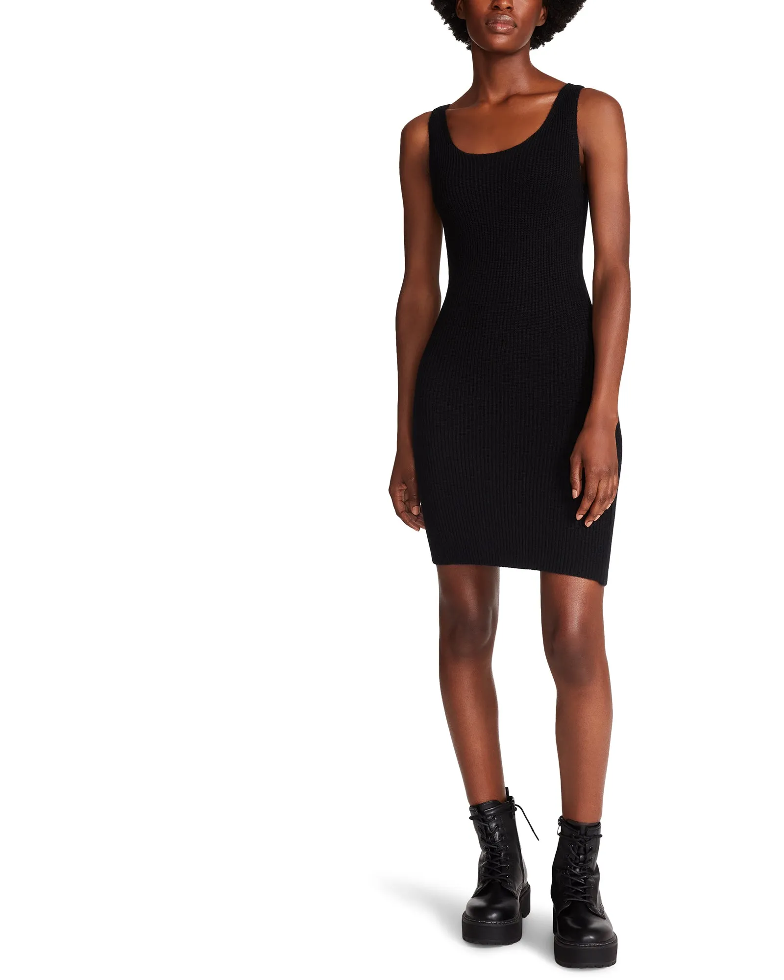 IVANA SWEATER DRESS BLACK