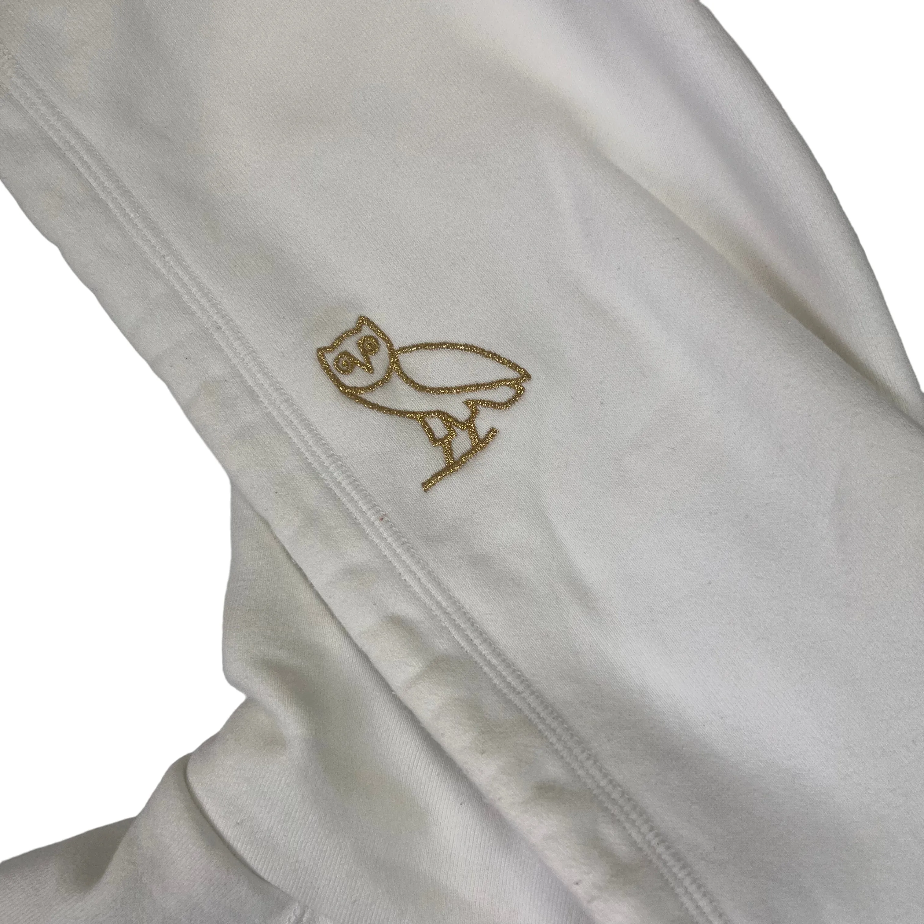 Jordan x OVO Gold Jumpman Hooded Sweatshirt White Rare