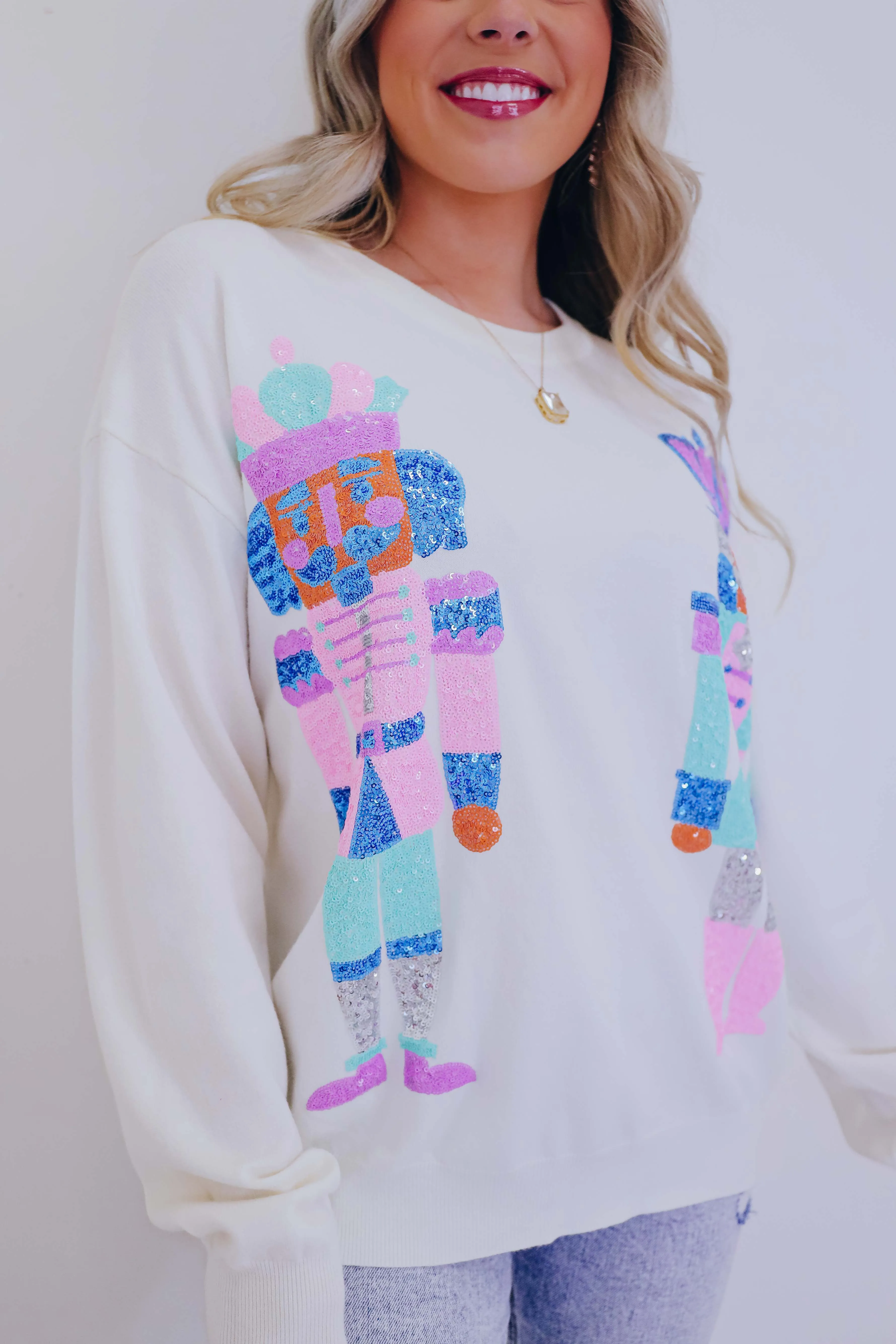 King Of Nutcrackers Sequin Sweater