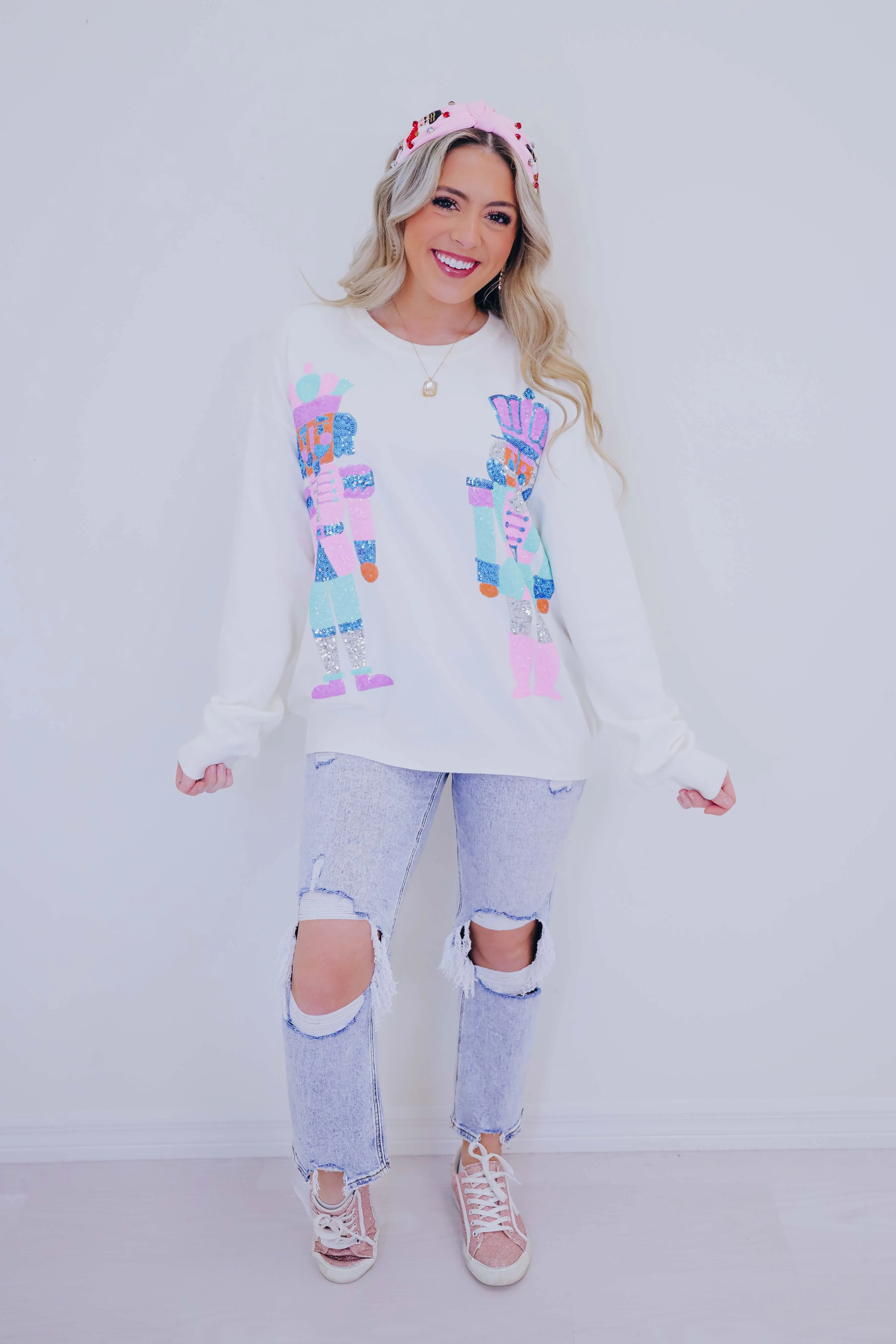 King Of Nutcrackers Sequin Sweater