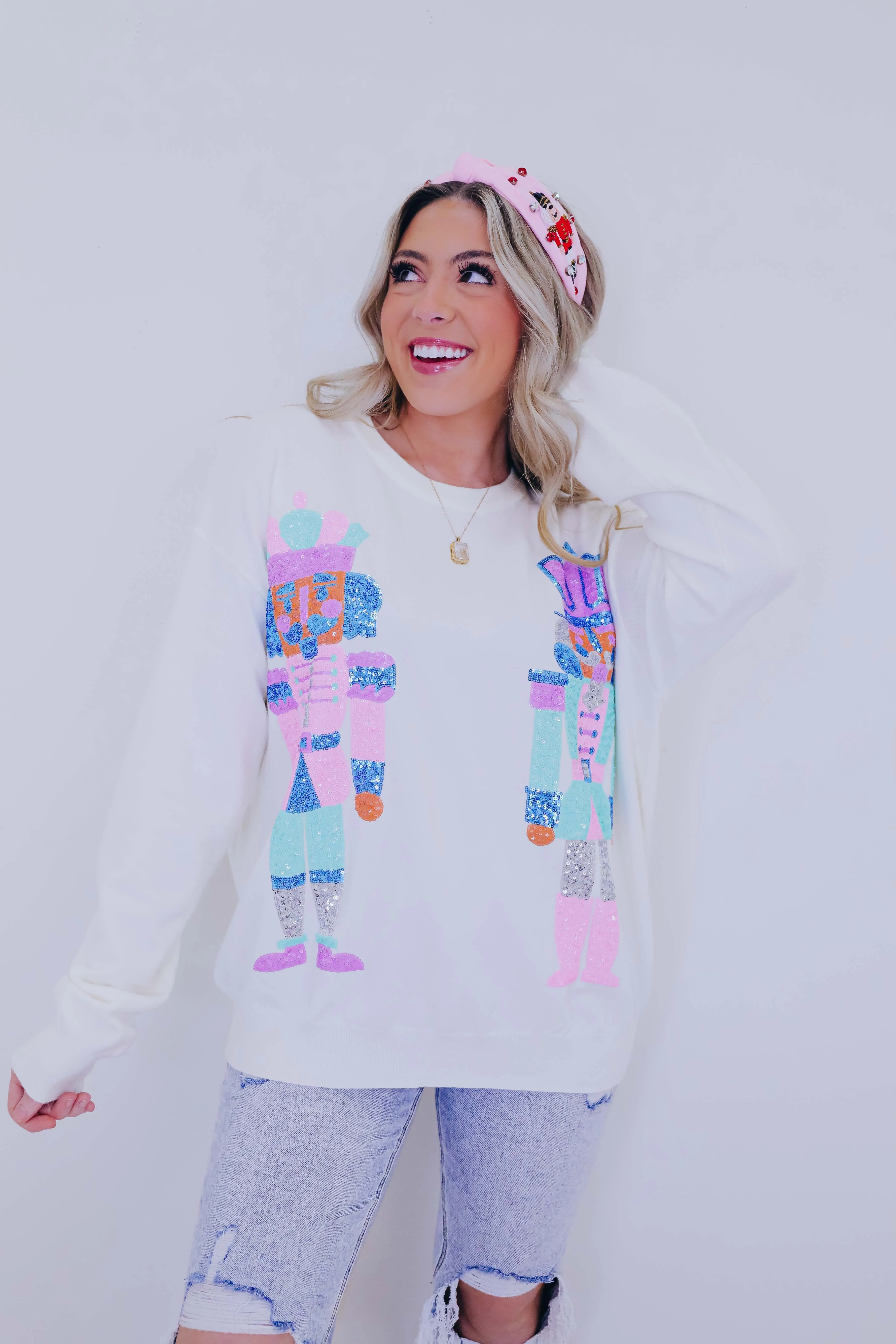 King Of Nutcrackers Sequin Sweater
