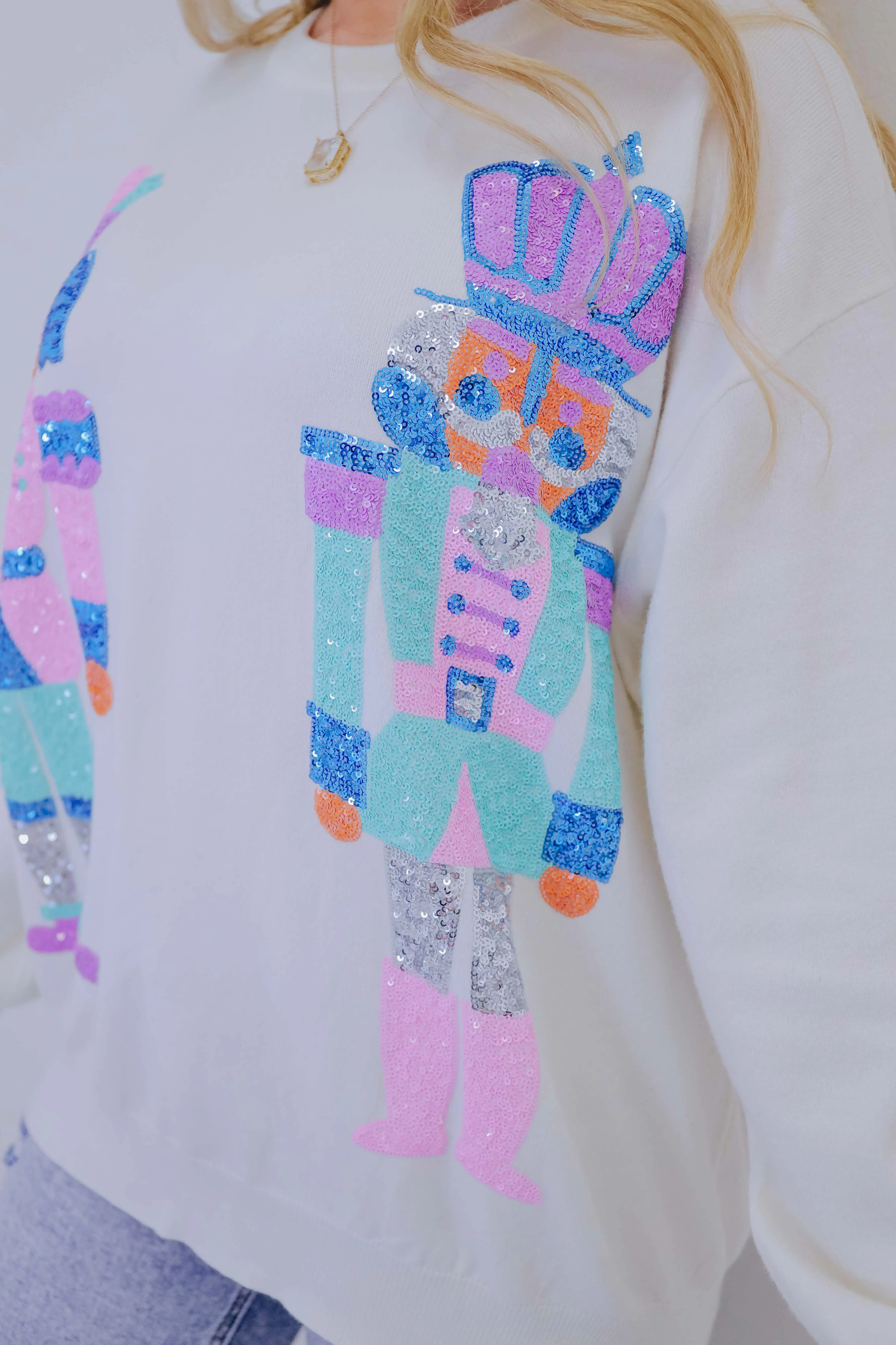 King Of Nutcrackers Sequin Sweater
