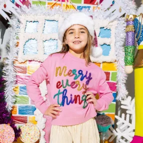 Pink Merry Everything Sweater