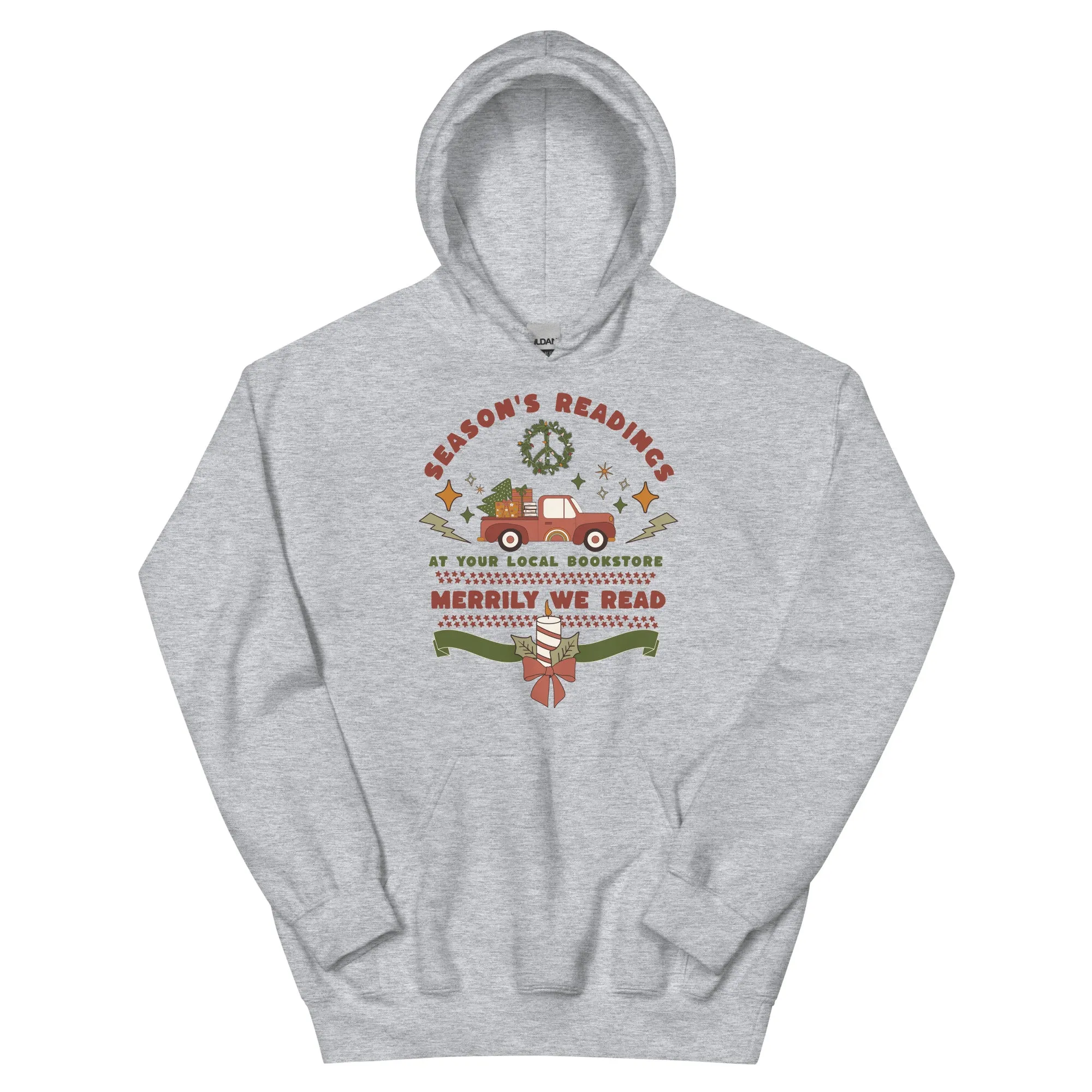 Season's Readings Christmas at Your Local Bookstore Hoodie