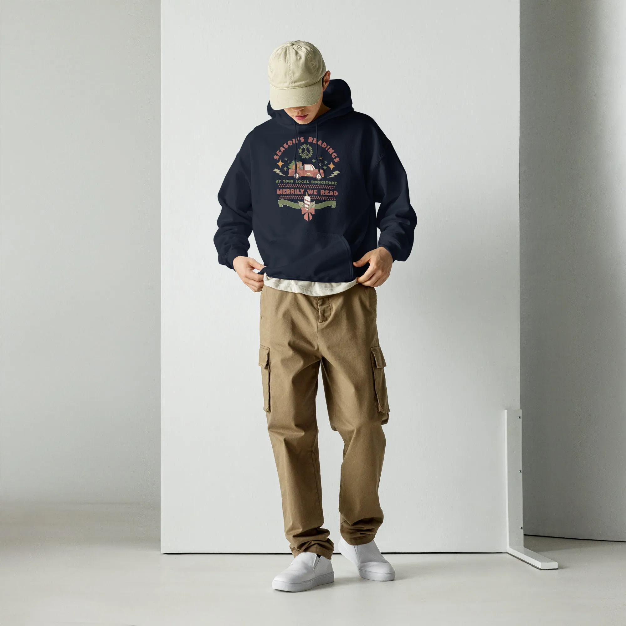 Season's Readings Christmas at Your Local Bookstore Hoodie