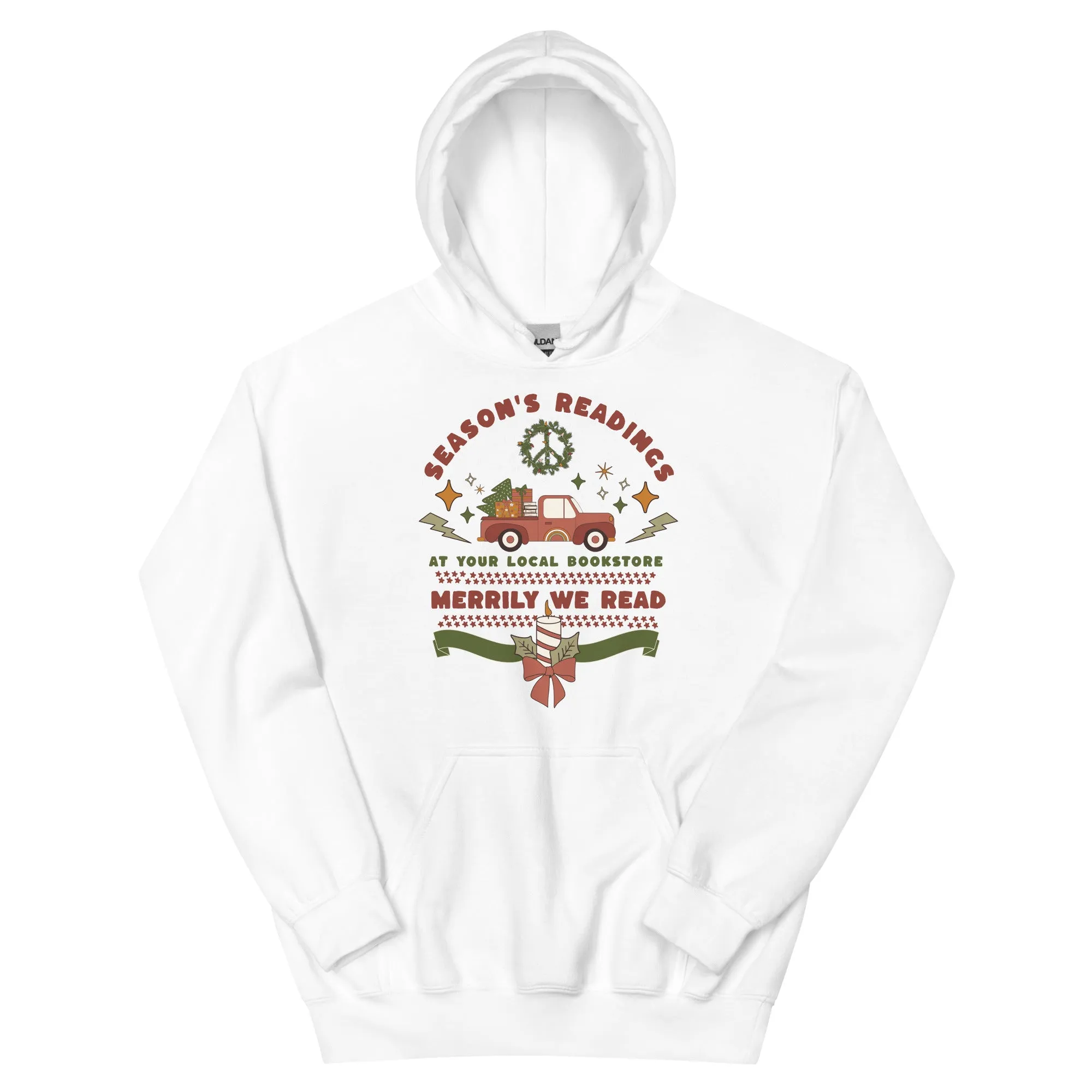 Season's Readings Christmas at Your Local Bookstore Hoodie