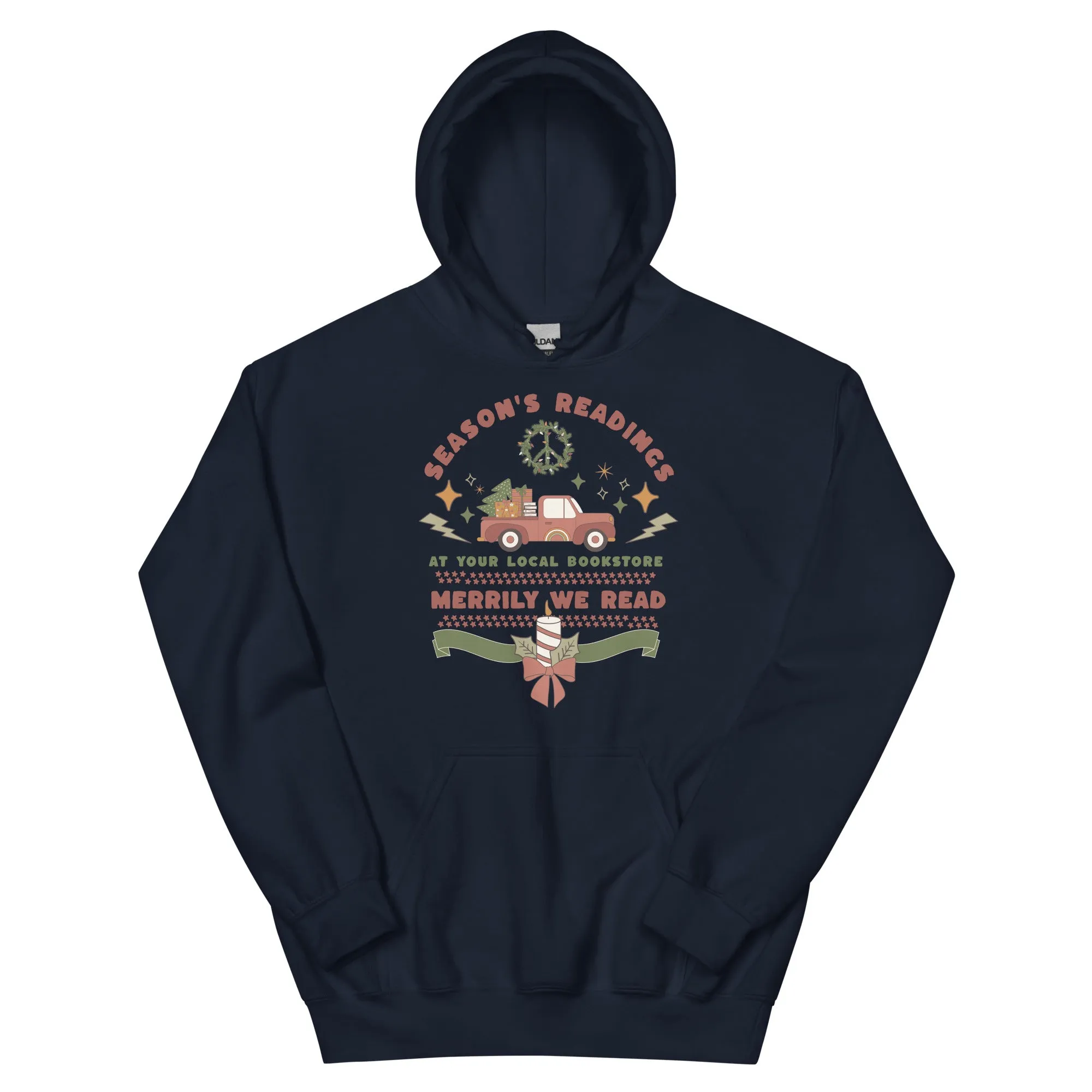 Season's Readings Christmas at Your Local Bookstore Hoodie