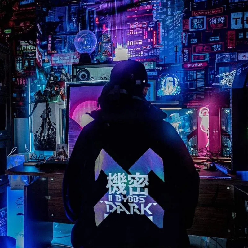 Techwear Hoodie with Headphones