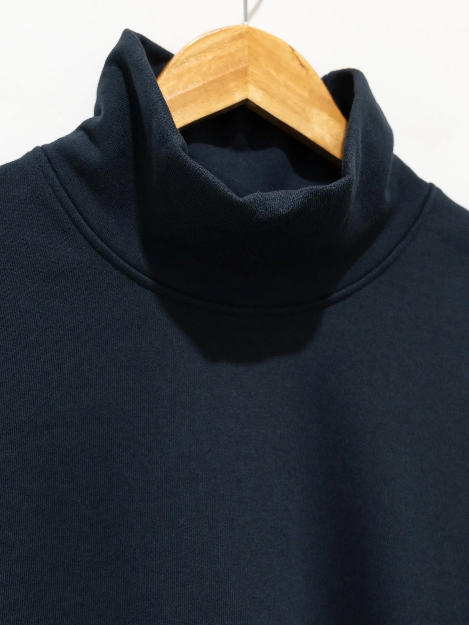 Turtleneck Sweat Jersey - Navy