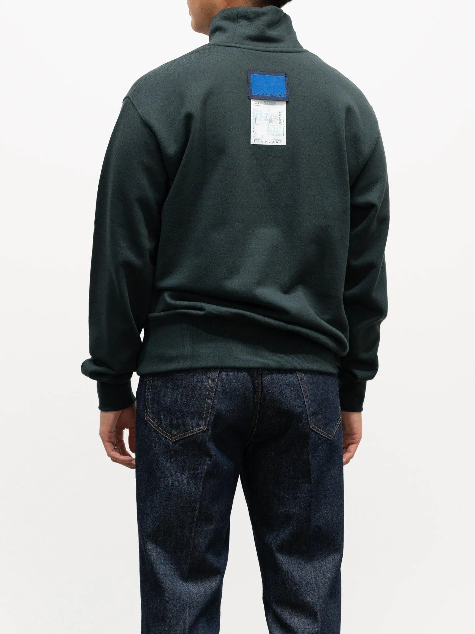 Turtleneck Sweat Jersey - Navy