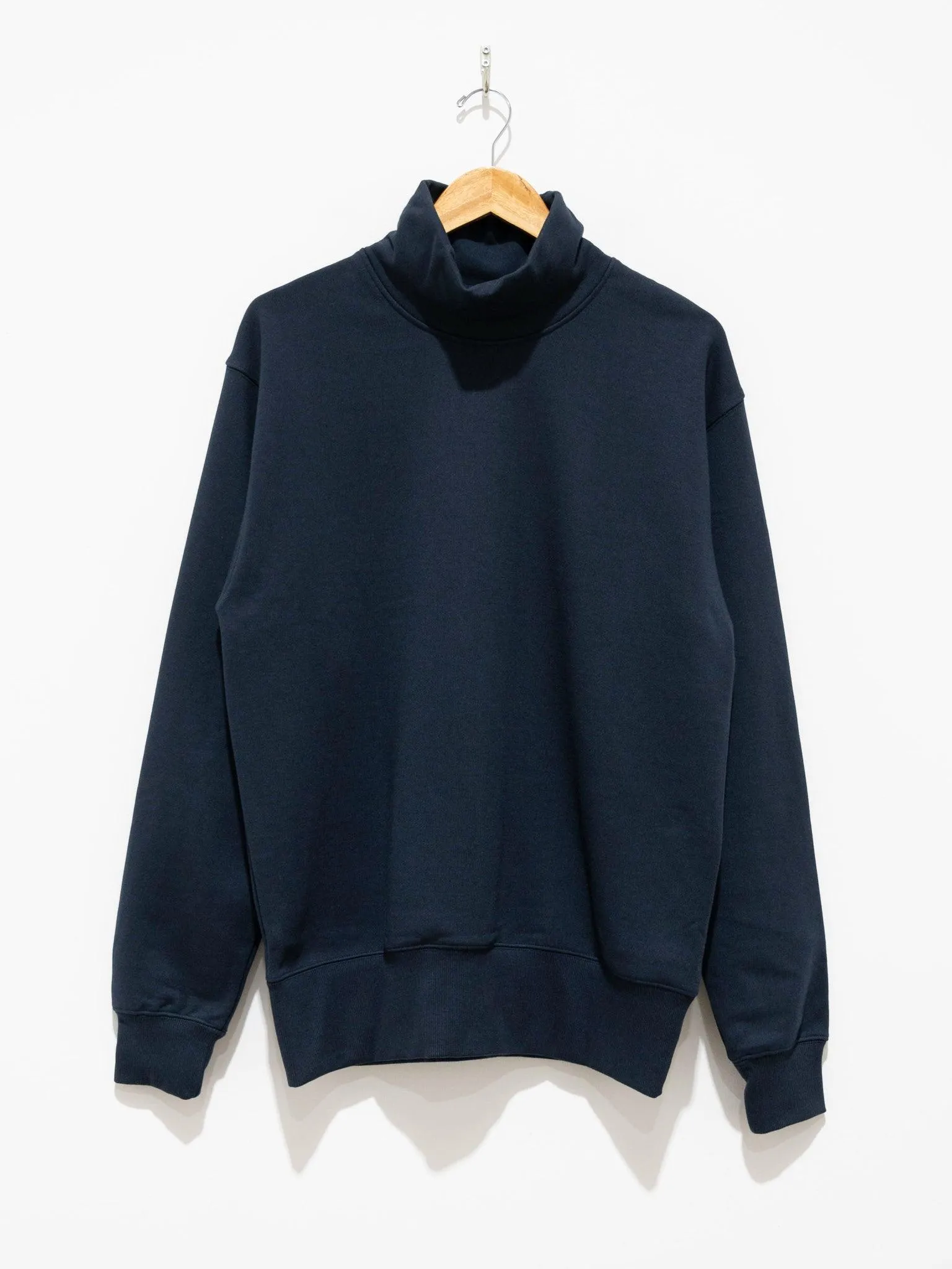Turtleneck Sweat Jersey - Navy