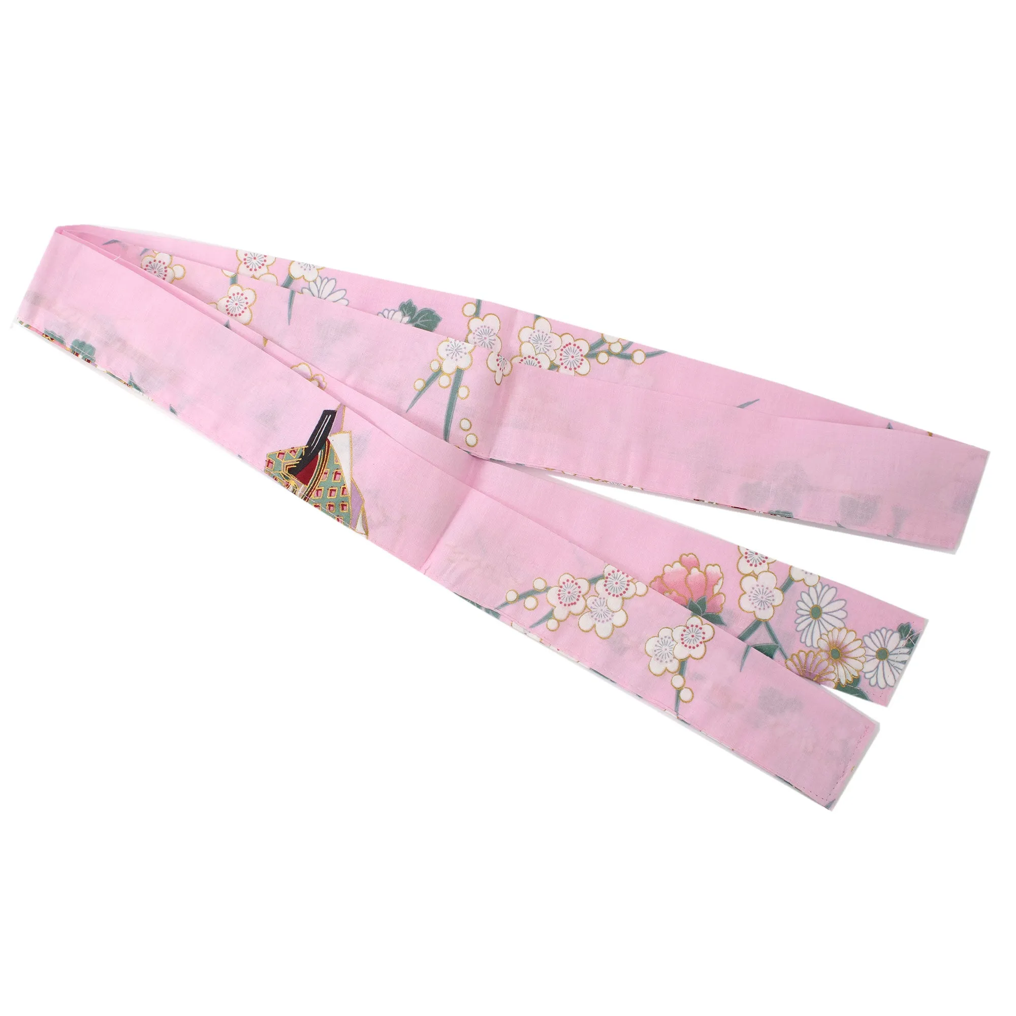 Women's Happi Coat: Kimono Robe - Princess&Peony Pink