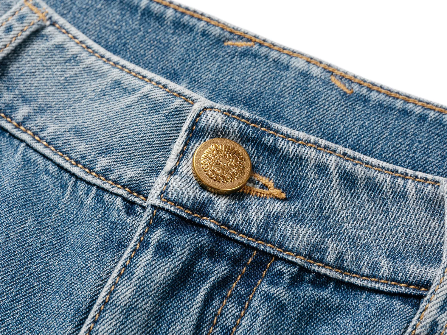 YAYING High-Waisted Flared Jeans