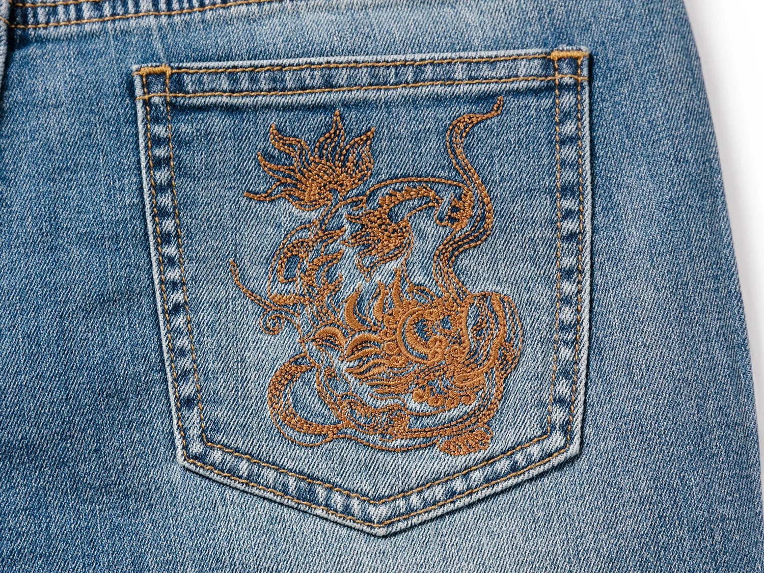 YAYING High-Waisted Flared Jeans