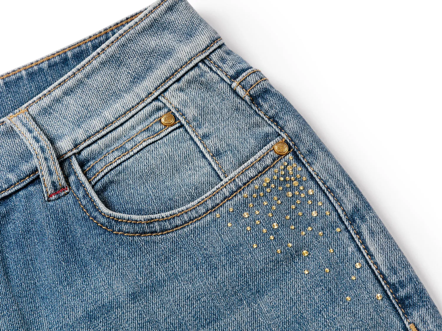 YAYING High-Waisted Flared Jeans